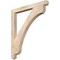Ekena Millwork Legacy Arts & Crafts Smooth Bracket, Douglas Fir, 3 1/2"W x 40"D x 44"H BKT04X40X44LEC03SDF - alternate 1